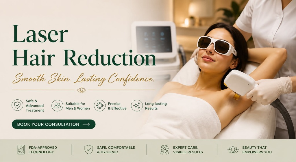 Laser Hair Reduction - Smooth Skin. Lasting Confidence.